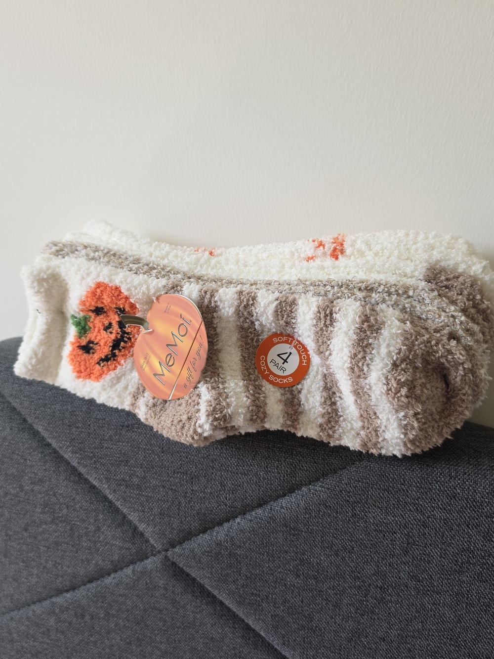 Fall Pumpkin Cozy Socks - Picture 9 of 13